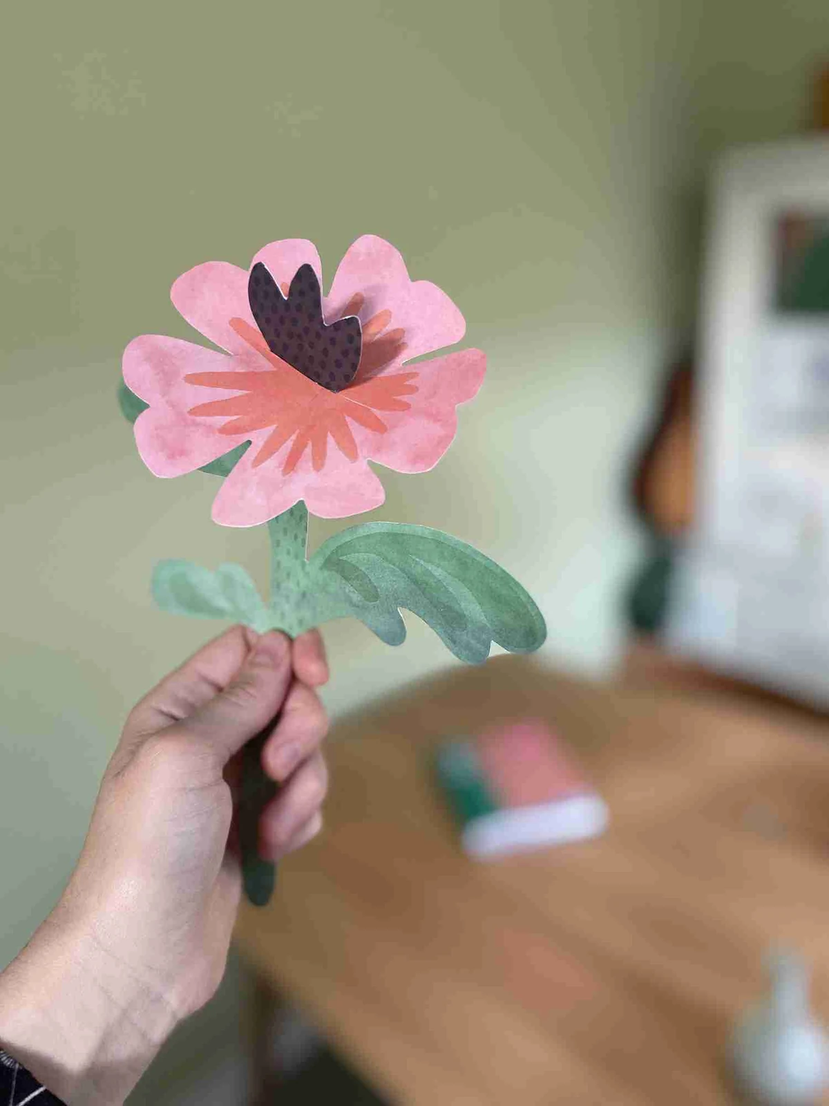 Paper Flower, illustration for Flow Magazine's Book for Paper Lovers by Valesca van Waveren