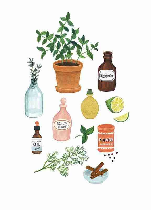 Springtime, illustration for Flow by Valesca van Waveren