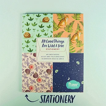 Stationery line, illustration for Flow & Workman by Valesca van Waveren